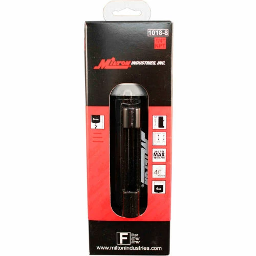 Milton 1018-8 Filter Bowl Metal Bowl 1/4" NPT 250 PSI 40 Micron 2 Milton 1018-8 Filter Bowl Metal Bowl 1/4" NPT 250 PSI 40 Micron - Image 2