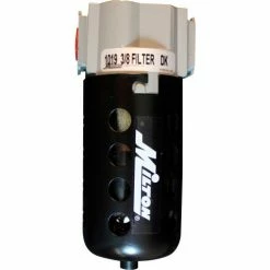 Milton 1019 Micro Filter Polycarbonate Bowl w/Metal Guard 3/8" NPT 150 PSI 40 Micron