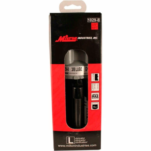 Milton 1029-8 Lubricator Metal Bowl 3/8" NPT 200 PSI 6 oz. Bowl 2 Milton 1029-8 Lubricator Metal Bowl 3/8" NPT 200 PSI 6 oz. Bowl - Image 2