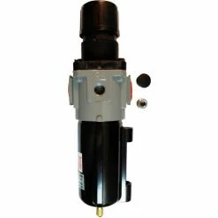 Milton 1111 Piggyback Filter/Regulator Metal Bowl 1/2" NPT 200 PSI 40 Micron -Air Compressors & Accessories shop 1111 UOS