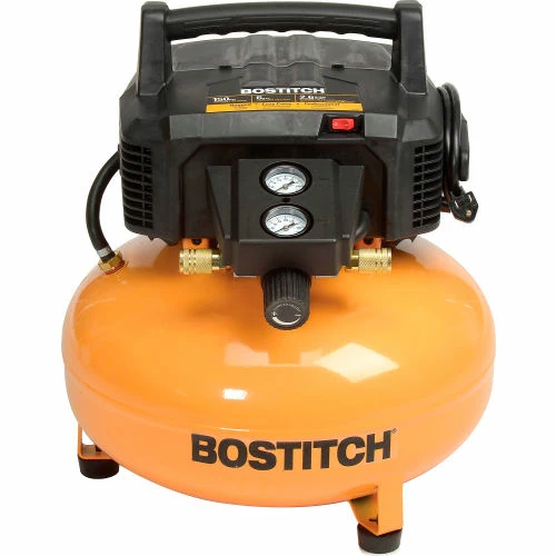 Bostitch BTFP02012, PortableElectirc Air Compressor , 0.8 HP, 6 Gallon, Pancake, 2.6 CFM 2 Bostitch BTFP02012, PortableElectirc Air Compressor , 0.8 HP, 6 Gallon, Pancake, 2.6 CFM - Image 2