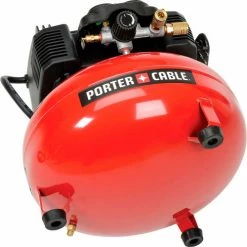 Porter Cable® C2002-WK, Portable Electric Air Compressor, 0.8 HP, 6 Gallon, Pancake, 2.6 CFM -Air Compressors & Accessories shop 602297 06