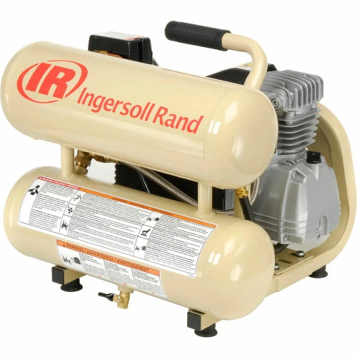 Ingersoll Rand P1IU-A9, Portable Electric Air Compressor, 1 HP, 4 Gallon, Twin Stack, 3.2 CFM 1 Ingersoll Rand P1IU-A9, Portable Electric Air Compressor, 1 HP, 4 Gallon, Twin Stack, 3.2 CFM