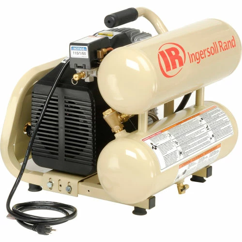 Ingersoll Rand P1IU-A9, Portable Electric Air Compressor, 1 HP, 4 Gallon, Twin Stack, 3.2 CFM 4 Ingersoll Rand P1IU-A9, Portable Electric Air Compressor, 1 HP, 4 Gallon, Twin Stack, 3.2 CFM - Image 4