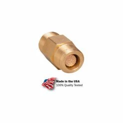 Arrow Pneumatics Arrow In-Line Nipple Filter Asp3101-40, Sintered Bronze, 1/8" Npt, 300 Psi - Pkg Qty 10