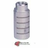 Arrow Pneumatics Arrow Super Quiet Heavy-Duty Metal Silencer/Muffler ASQF-2M, Aluminum, 1/4" NPT, 300 PSI, Male - Pkg Qty 5