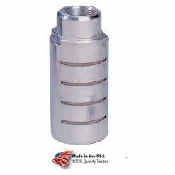 Arrow Pneumatics Arrow Super Quiet HD Metal Silencer/Muffler Asqf-3m, Alum., 3/8" Npt, 300 Psi, Male - Pkg Qty 5