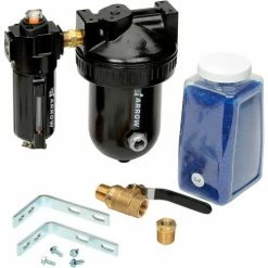 Arrow Pneumatics Arrow Economy StageAir 1 Qt. Desiccant Dryer D7612, Zinc & Aluminum Bowl, 1/2" NPT, 200 PSI -Air Compressors & Accessories shop ARU D7612