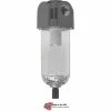 Arrow Pneumatics Arrow Mini Particulate Filter F300-01, Poly Bowl, 1/8" Npt, 150 Psi