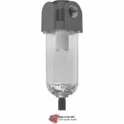 Arrow Pneumatics Arrow Mini Particulate Filter F300-02, Poly Bowl, 1/4" Npt, 150 PSI -Air Compressors & Accessories shop ARU F300 02
