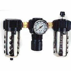 Arrow Pneumatics Arrow 1/2" FRL N33454W, Gauge, Metal Bowl W/Sight, Manual & Ultra Fog Lubricator