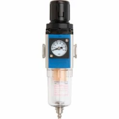 Bimba-Mead, Filter/Regulator, MGFR200-06-M, 1/8" NPT Ports, Manual Drain, Polycarbonate Bowl