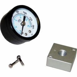 Bimba-Mead, 50mm Round Gauge Kit, RGK-50,1/8" NPT, W/ Adaptor Plate, 2 Screws