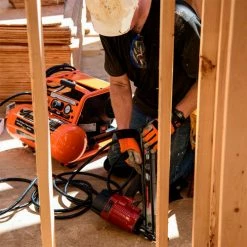 Industrial Air Contractor 1.7 HP 4 Gallon 225 PSI Pro Crew Air Compressor -Air Compressors & Accessories shop C041I Industrial Air Contractor 4 Gallon Air Compressor 1000x1000 300 DPI Photo LL In Use 5