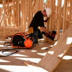 Industrial Air Contractor 1.7 HP 4 Gallon 225 PSI Pro Crew Air Compressor -Air Compressors & Accessories shop C041I Industrial Air Contractor 4 Gallon Air Compressor 1000x1000 300 DPI Photo LL In Use 6