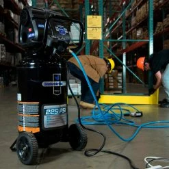 Industrial Air 15 Gallon 225 PSI Portable Air Compressor -Air Compressors & Accessories shop C151I Industrial Air 15 Gallon Air Compressor 1000x1000 300 DPI Photo LL In Use 9