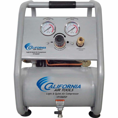 California Air Tools 1P1060SP Light & Quiet .6 Hp 1.0 Gal. Portable Air Compressor 1 California Air Tools 1P1060SP Light & Quiet .6 Hp 1.0 Gal. Portable Air Compressor