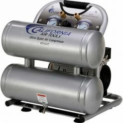 California Air Tools CAT-4610AC, Portable Electric Air Compressor, 2HP, 4.6 Ga, Twin Stack, 2.2 CFM