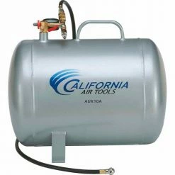 California Air Tools AUX10A, 10 Gallon Lightweight(Rust Free) Portable Aluminum Air Tank, Horizontal