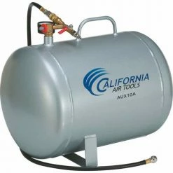 California Air Tools AUX10A, 10 Gallon Lightweight(Rust Free) Portable Aluminum Air Tank, Horizontal -Air Compressors & Accessories shop CAT AUX10A 5