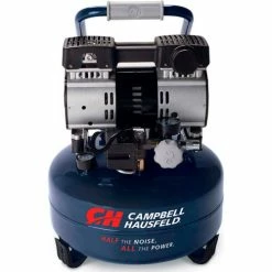 Campbell Hausfeld® DC060500, Quiet Air Compressor,1 HP, 6 Gallon, Pancake, 2.4 CFM -Air Compressors & Accessories shop CBH DC060500