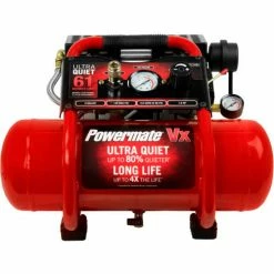 Powermate 2 Gallon 125 PSI 1 HP Ultra Quiet Oil Free Electric Air Compressor