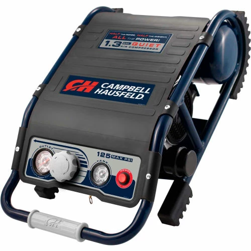 Campbell Hausfeld® DC010500, Quiet Air Suitcase Compressor, 0.7 HP, 1.3 Gallon, 1.2 CFM 2 Campbell Hausfeld® DC010500, Quiet Air Suitcase Compressor, 0.7 HP, 1.3 Gallon, 1.2 CFM - Image 2