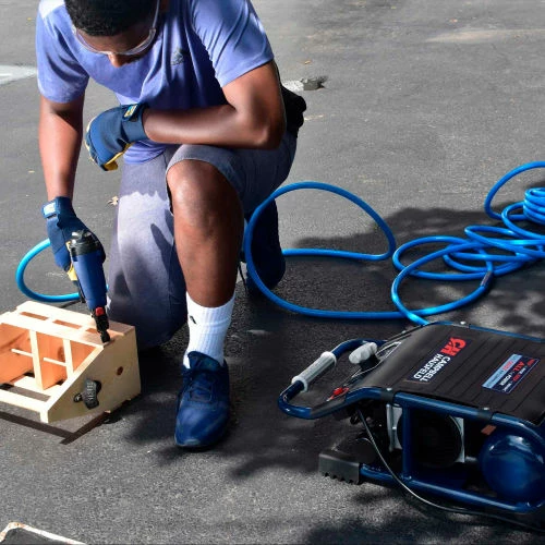 Campbell Hausfeld® DC010500, Quiet Air Suitcase Compressor, 0.7 HP, 1.3 Gallon, 1.2 CFM 6 Campbell Hausfeld® DC010500, Quiet Air Suitcase Compressor, 0.7 HP, 1.3 Gallon, 1.2 CFM - Image 6