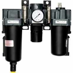 Exelair EX45FRL40A-04M Filter/Regulator/Lubricator Metal Bowl 1/2" NPT 145 PSI 40 Micron