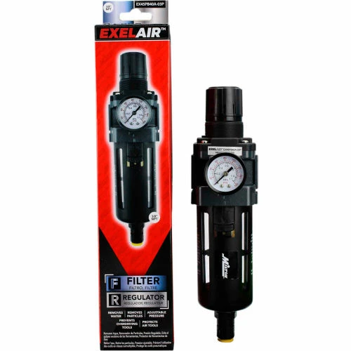 Exelair EX45PB40A-03P Filter/Regulator Polycarbonate Bowl 3/8" NPT 145 PSI 40 Micron 5 Exelair EX45PB40A-03P Filter/Regulator Polycarbonate Bowl 3/8" NPT 145 PSI 40 Micron - Image 5