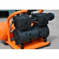 EMAX Portable Silent Air Electric Compressor 1.5 HP 5 Gal 5.29 CFM Dual Regulator -Air Compressors & Accessories shop HP15P005SS hot dog motor
