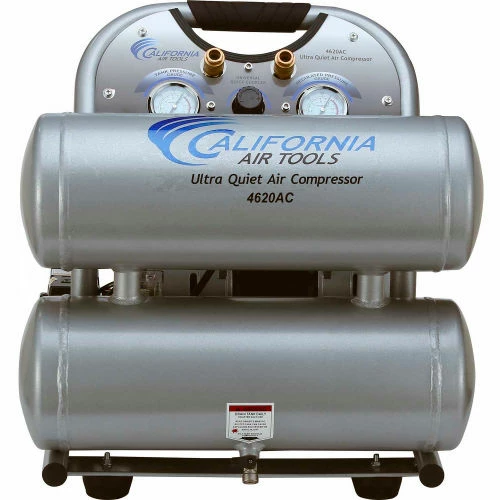 California Air Tools CAT-4620AC, Portable Elec Air Compressor, 2 HP, 4.6 Gal, Twin Stack, 5.3 CFM 3 California Air Tools CAT-4620AC, Portable Elec Air Compressor, 2 HP, 4.6 Gal, Twin Stack, 5.3 CFM - Image 3