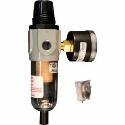 Milton S-1142 Mini Piggyback Filter/Regulator Polycarbonate Bowl 1/4" NPT 150 PSI 20 Micron -Air Compressors & Accessories shop S 1142 UOS
