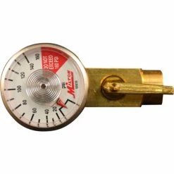Milton S-638-1 Flow Control Valve with Dial Gauge 1/4" NPT Male 150 PSI 5 CFM